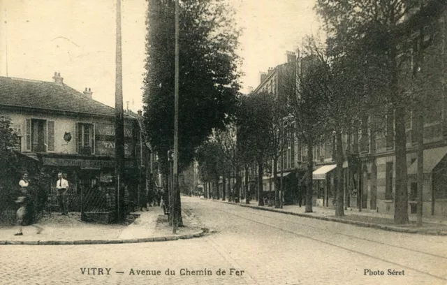 Carte VITRY SUR SEINE Avenue du Chemin de Fer