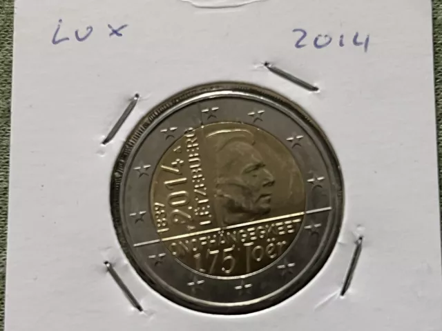 Luxembourg - 2 Euro Commemorative 2014 175 years Independence  UNC