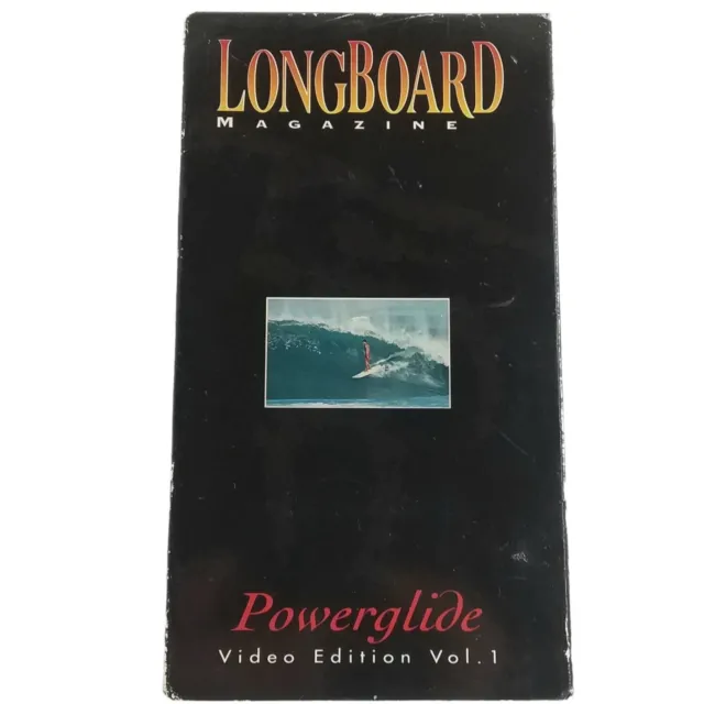 Longboard Magazine VHS 1995 Powerglide Volume One Surfing