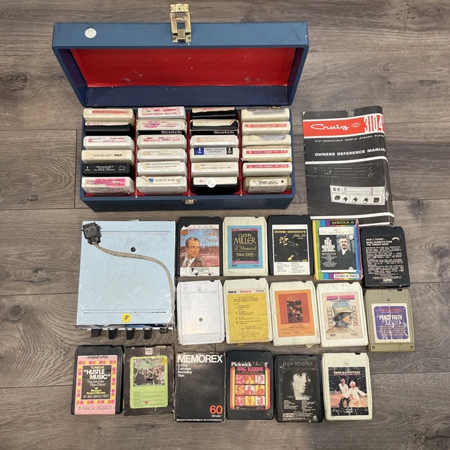 VINTAGE PIONEER CRAIG 3104a Car 8 Track Under Dash Stereo Untested 40 8