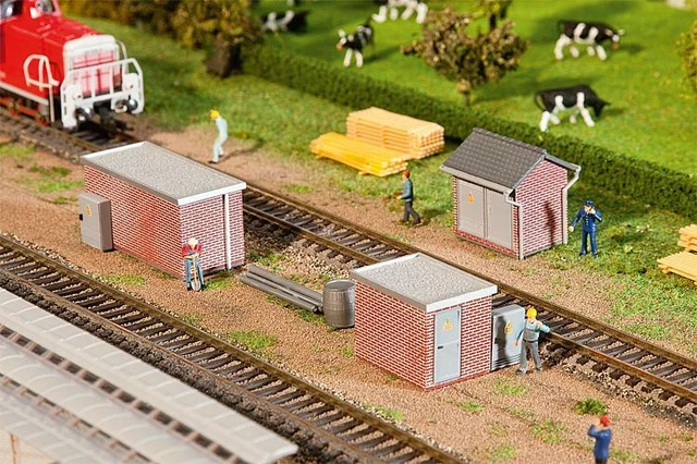 POSTE D'AIGUILLAGE DANS boite origine échelle HO faller EUR 12,00