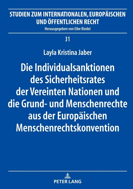 Die Individualsanktionen des Sicherheitsrates der Vereinten Nationen und die Gru