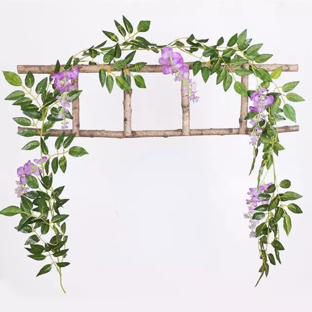 45 Flowers 8Ft Artificial Flower Rose Fake Hanging Garland Party Wedding Decor