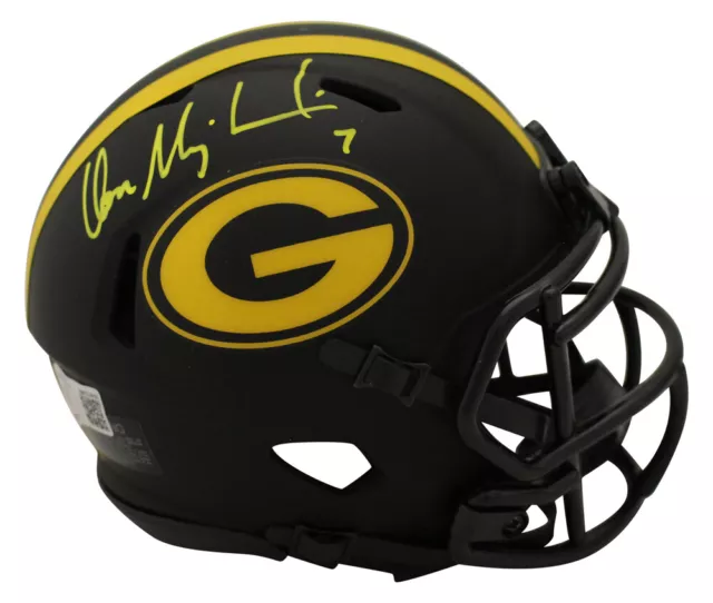 Don Majkowski Signed Green Bay Packers Eclipse Mini Helmet Beckett 35581