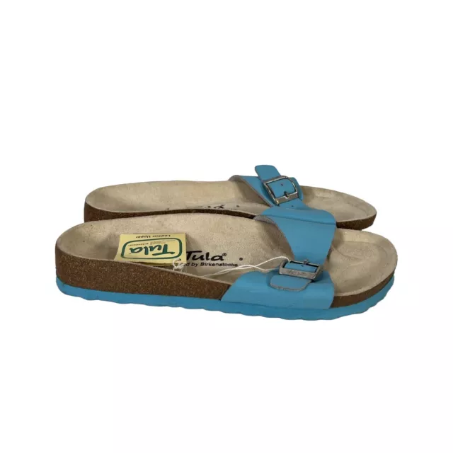 NEW Tula by Birkenstock Women's Blue Slide Sandals - 37/US 6