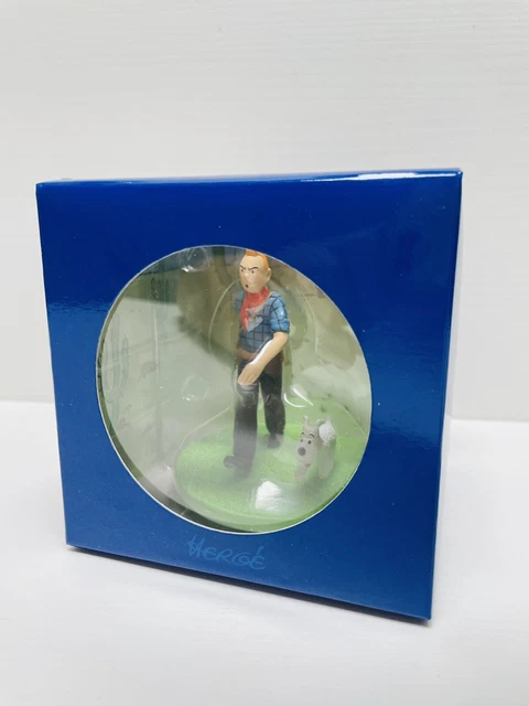 Scène Tintin : Naufragés En Mer Avec Milou Et Piotr Szut – Coffret Collection 2005