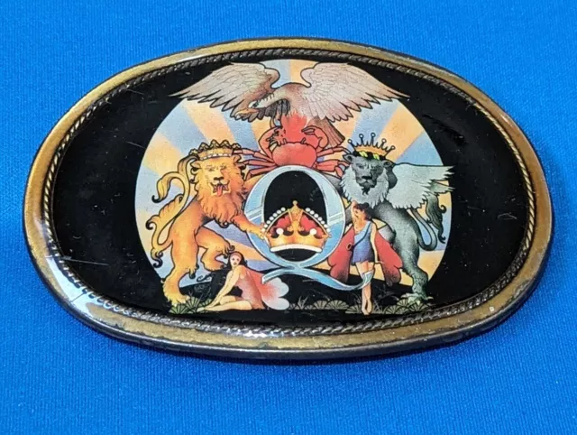 1977 Queen - A Day at The Races Pacifica Belt Buckle - VERY GOOD CONDITION