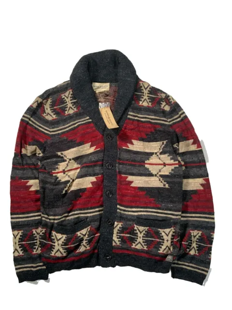 Ralph Lauren Denim & Supply Aztec Cardigan Sweater size XL