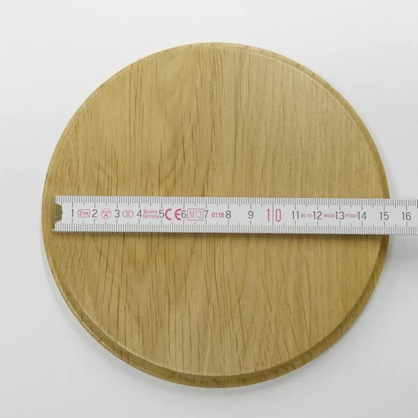 Placa de Jabalí Redondo Claro Af 15 CM Con Jabalí Cabeza Decoración Pequeño 3