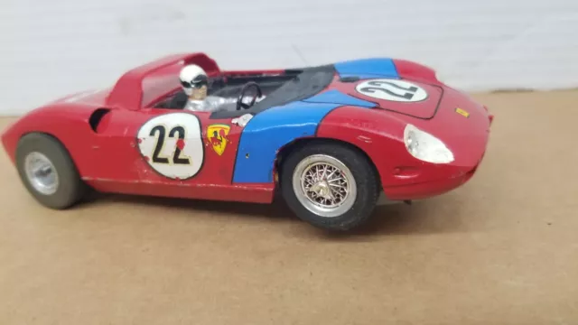 1:32 Vintage 1965 Monogram Ferrari 275P Slot Car Shelf D3