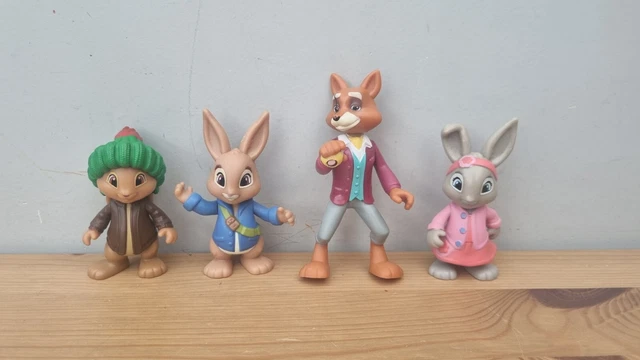 CBEEBIES PETER RABBIT - SET OF 4 POSEABLE FIGURES Toy Bundle £27.99 ...