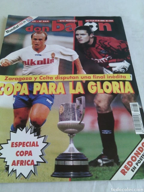 don balon nº 965, 1994, mundial usa-94,poster zaragoza, la ley de cruyff, aimar, guillermo amor