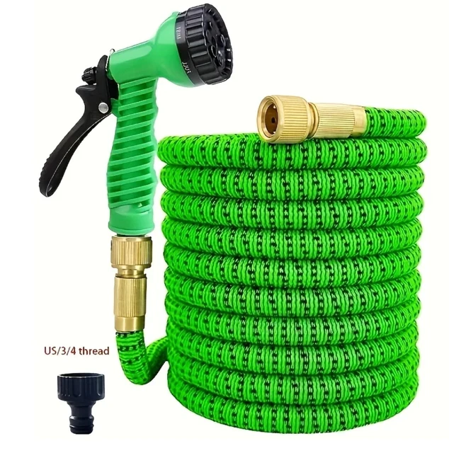 Tubo Estensibile A Spirale 15mt Pistola Pompa Flessibile - Foto 7