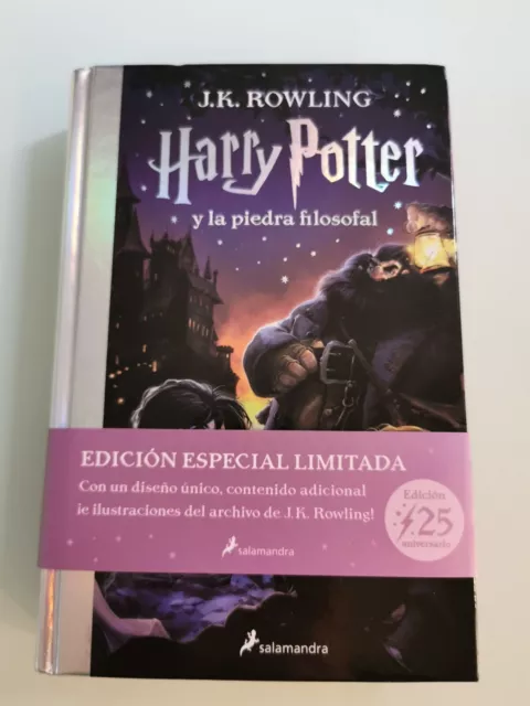 *Harry Potter Philosophers Stone Spanish 25th Anniversary Translated JK Rowling*