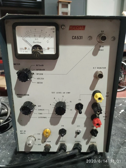Ca531 Tester Di Modulazione E Generatore Di Trasmettitori Hf Raca