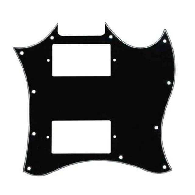 Black Guitar Pickguard SG G-310 Scratch Plate For Epiphone SG Style Guitars New