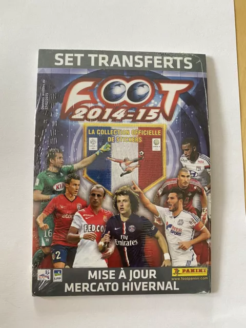 Set spécial transferts Panini foot 2014 2015 sous blister neuf