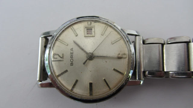 MONTRE VINTAGE MÉCANIQUE , NISUS TYPE MILITAIRE , ne Fonctionne pas