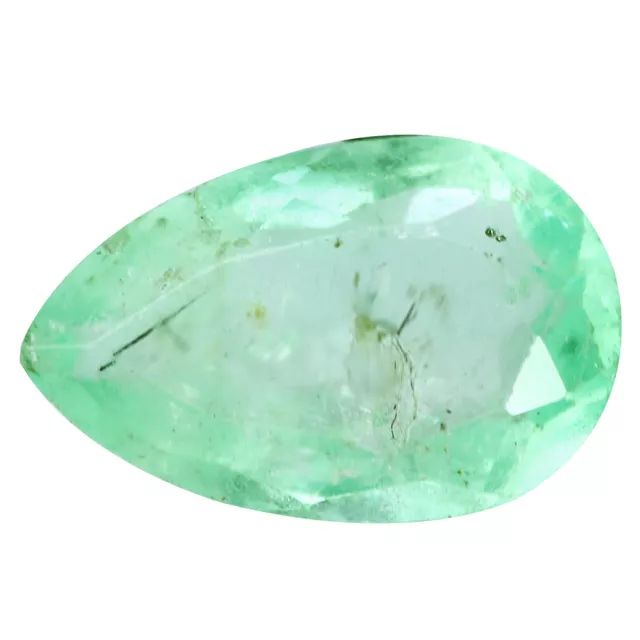 2.27 Ct Eye-opening Pear 11.5 x 7.5 MM Neon Green Colombia Natural Emerald