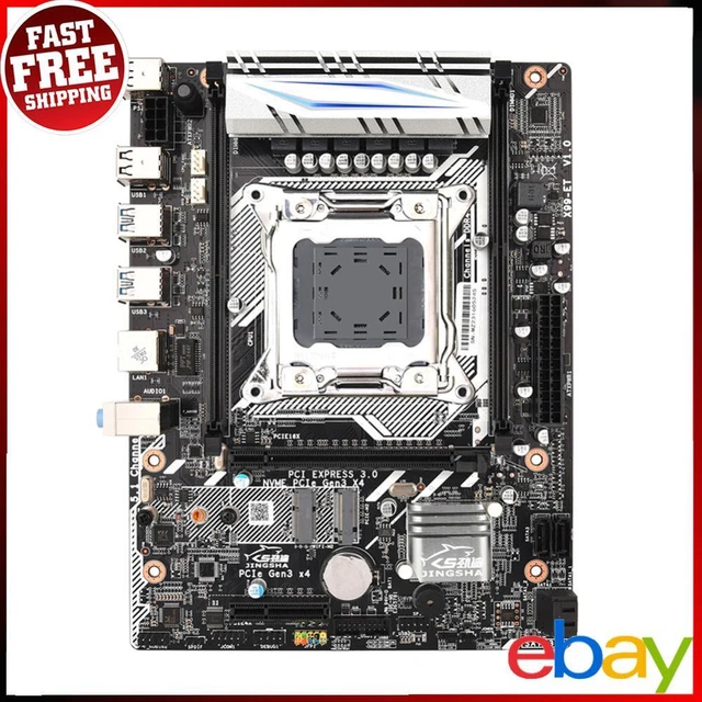 X99-ET MOTHERBOARD KIT DDR4 ECC LGA2011-3 Computer Motherboard RAM 64GB ...