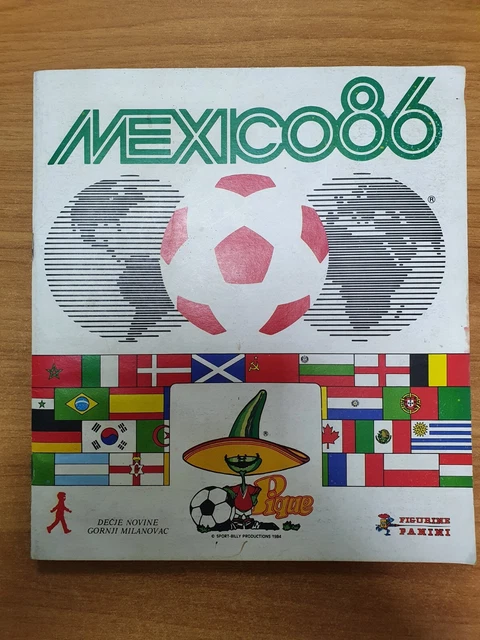 Autocollant Original Coupe Du Monde 1986 – Mexique, FAG, Bon état
