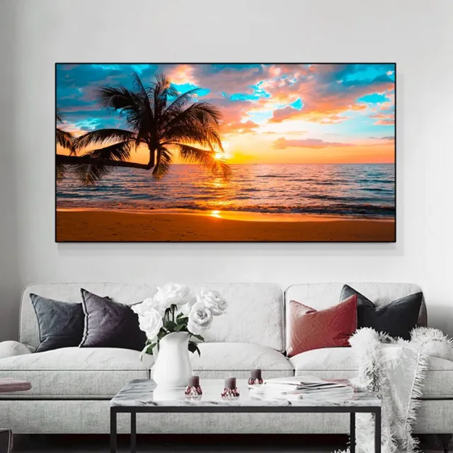 Sea Beach Canvas Painting Wall Poster Landscape Canvas Wall Art Printed Painting