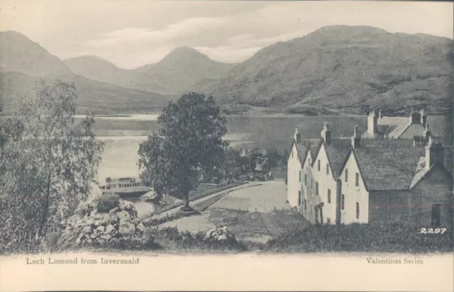 SCOTLAND Loch Lomond from Inversnaid 1910s PC