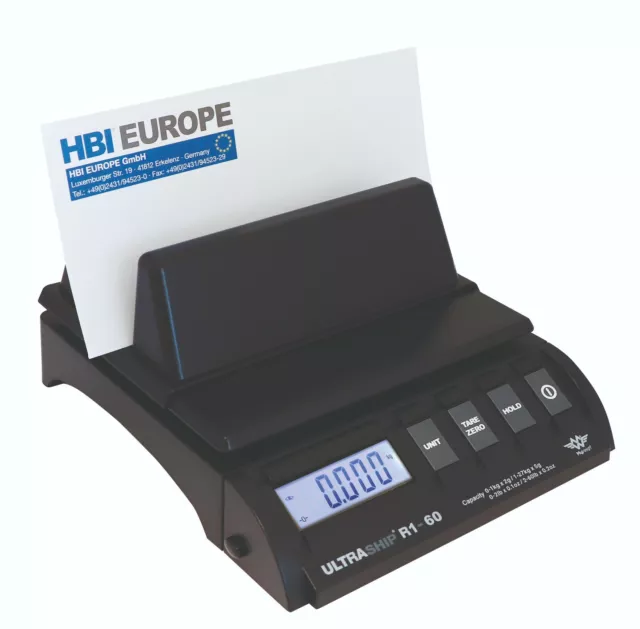 My Weigh Ultraship R1-60 Commercial Digital Postal Shipping Scale 27kg x 2/5g 3