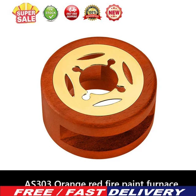 Horno de pintura herramienta barniz de sello varilla de perlas calentador horno artículos de artesanía (naranja)