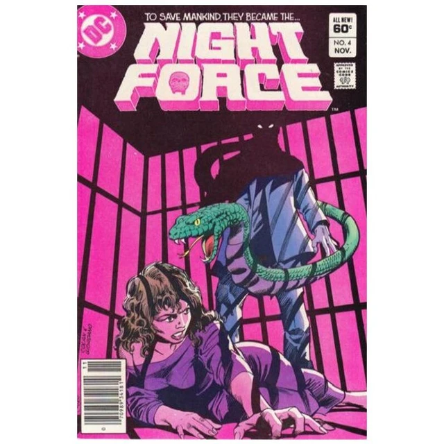 Night Force (1982 series) #4 Newsstand in Fine condition. DC comics [a,