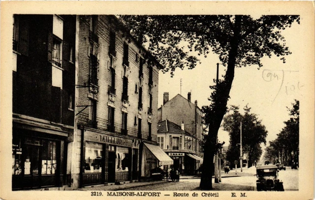 CPA MAISONS-ALFORT - Route de CRÉTEIL (390202)