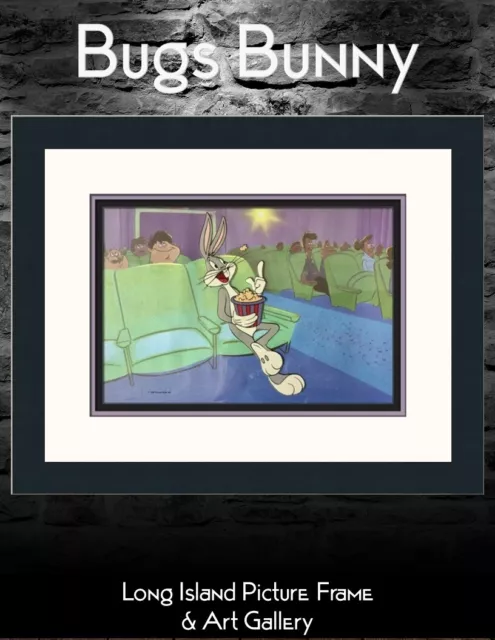 Bugs Bunny At The Movies Animation Seri Cel Custom Framed
