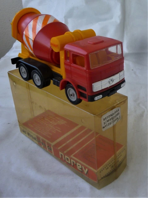 NOREV Miniature 1:43 - Mercedes LP 2228 Benne Orange - Occasion En Boîte