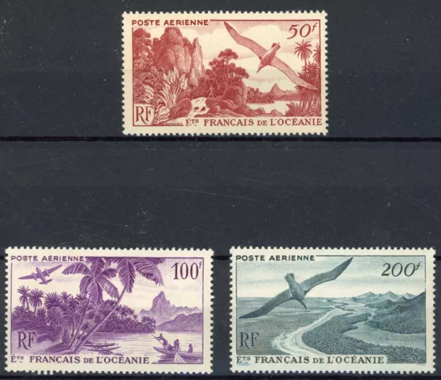 [41.722] French Oceania Airmail 1948 Birds good set MNH VF stamps $145