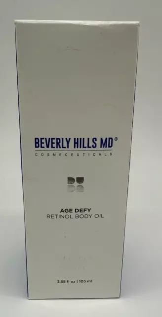 Beverly Hills MD AGE DEFY RETINOL BODY OIL 3.55 fl oz NEW