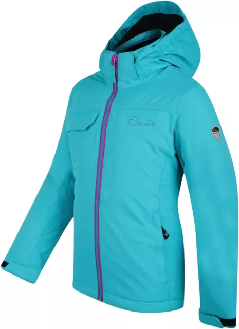 Dare 2b Kinder Jacke Regenjacke Isolierte Jacke, Aqua Blau, 176