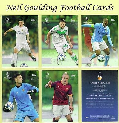 2x Topps CL Showcase 2016 /50 /99 RED GREEN Trading Cards BATE Borisov 