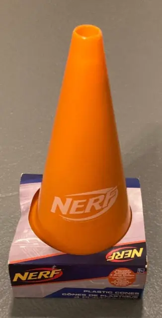 NERF 4 Pack 8 inch Traffic Play CHILD Cones Multi Purpose  4-PAC-BRAND NEW-RARE!