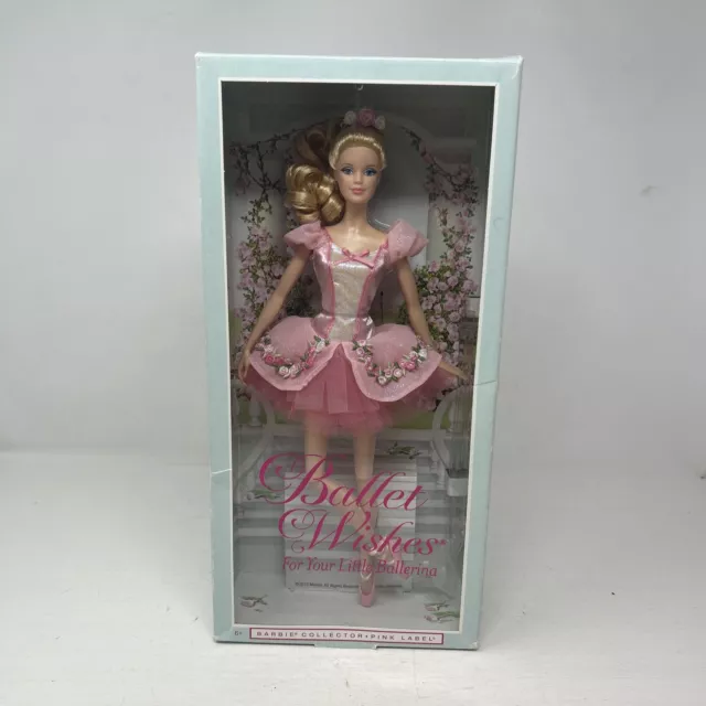 2013 Ballet Wishes Barbie Collector Pink Label NIB Mattel BDH12