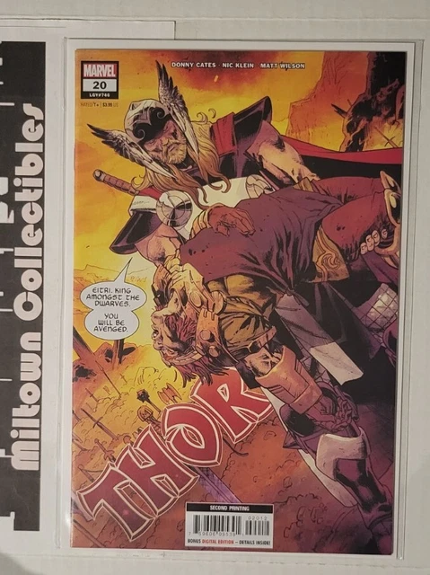 Thor (2020) #20 NM 2nd Printing Nic Klein Variant Cover 1st God of Hammers
