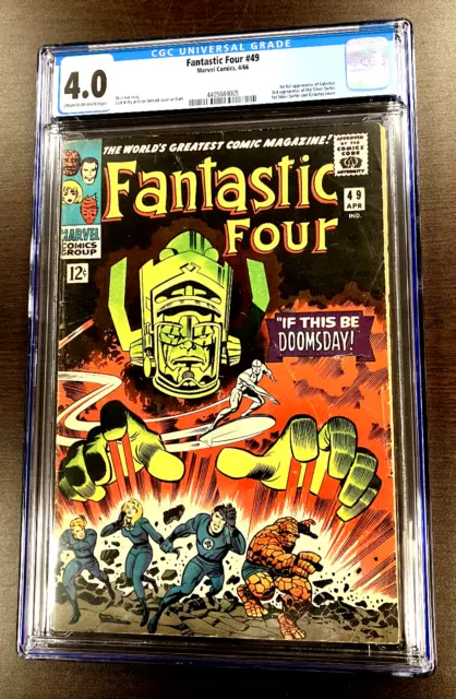 FANTASTIC FOUR #49 CGC 4.0 Marvel Comics 1ST FULL APPEARANCE GALACTUS 1966!!