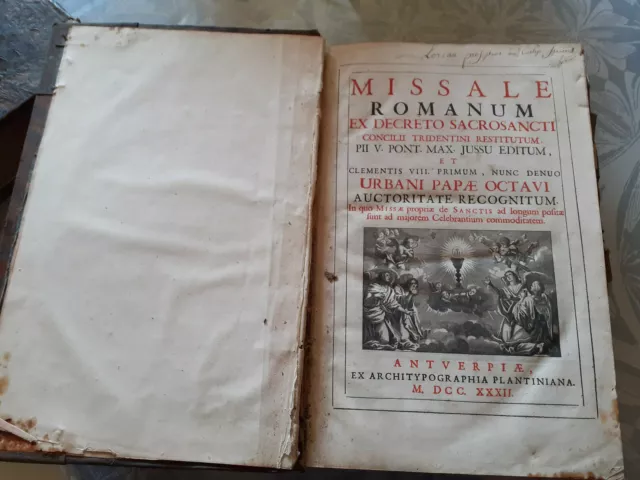 Missale Romanum ex Decreto Sacrosancti, Antuerpiae 1732