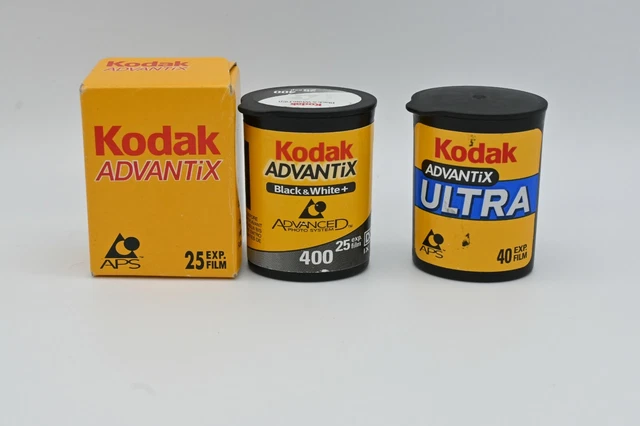 KODAK ADVANTIX ULTRA APS 200 40 25 exp expired film 400 B+W 25