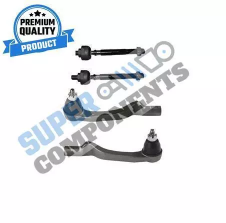 Track Tie Rod Inner Outer Kit For Honda Civic Mk4 Mk5 Cr-V I 91-02