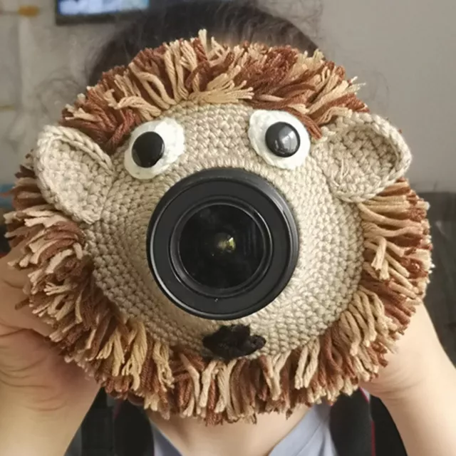 Camera Lens Decoration Creative Shape Fine Workmanship Camera Lens Knitted