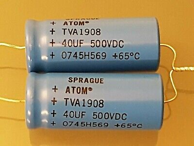 2 PZ Condensatori Sprague .006mfd 600vdc 