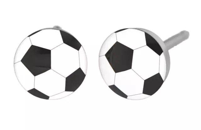 boucles d'oreilles médicales Football Soccer ø 5mm Studex system 75 EXP 10/2032