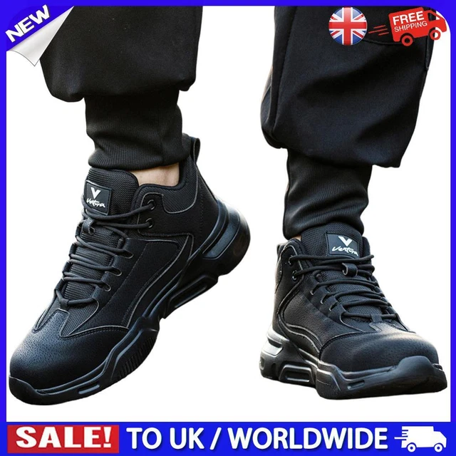  STEEL TOE Boots Slip Resistant Work Boots Comfortable Safety Shoes