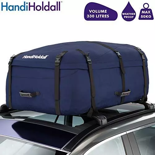 HandiHoldall Large 330 Litres Soft Roof Box; Foldable Weather