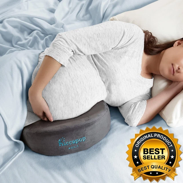 Pregnancy Wedge Pillow, Memory Foam Maternity Support Body, Back, Belly & Knees